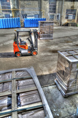 paysage industriel - zone de stockage