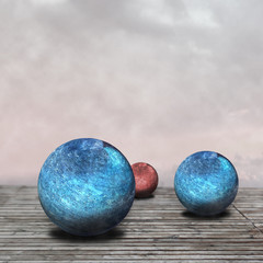 Textured spheres