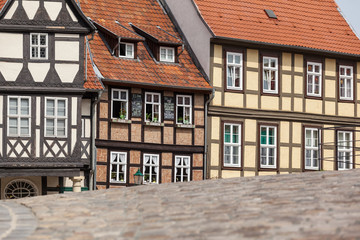 Fototapeta na wymiar Welterbestadt Quedlinburg