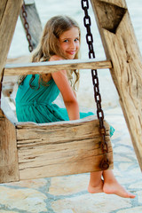 Summer - lovely girl on the beach