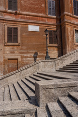 Fototapeta na wymiar Roma, Trinità dei Monti, la scalinata