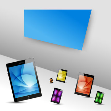 tablet computers and mobile phone icons