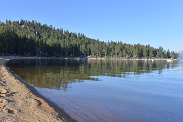 Lake Tahoe in California and Nevada, American.