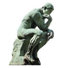 Photo sur Plexiglas Monument historique Le Penseur de Rodin (Laeken - Belgique)