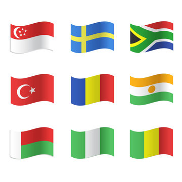 Collection of flags.