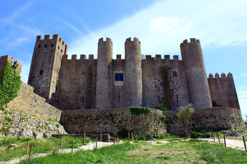 Fototapeta na wymiar Zamek w Obidos, Obidos, Portugalia