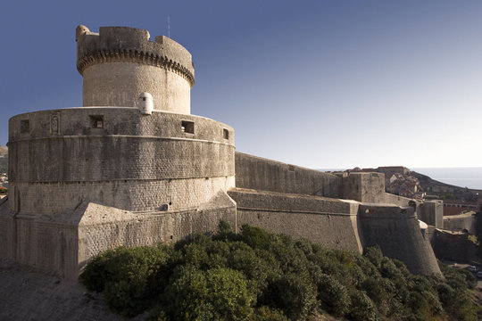 Minceta fortress on the northwest side of city walls