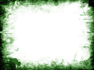 Contorno, cornice, frame di colore verde