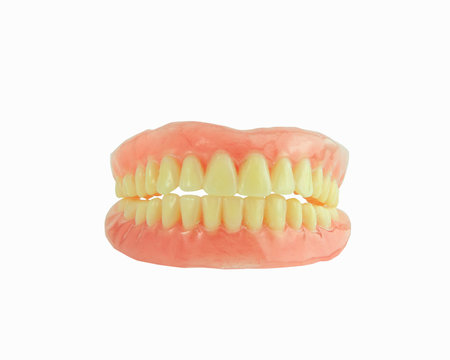 Full Denture have stain on teeth