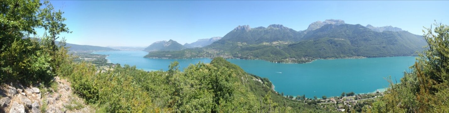 panoramique lac annecy duingt