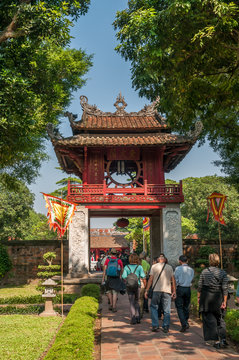 Temple Of Literature In Hanoi