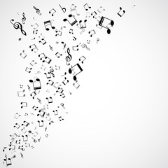 Abstract musical background