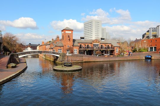 Birmingham canal, England