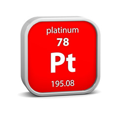 Platinum material sign