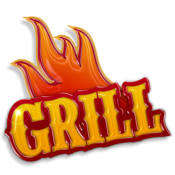 grill label