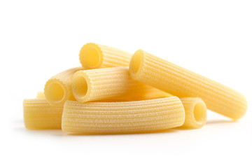 heap of tubular pasta - 52082620