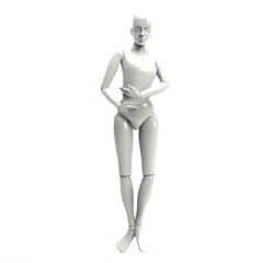 Female Mannequin Isolated On white background