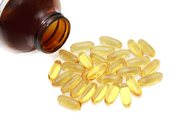 fish oil from a jar