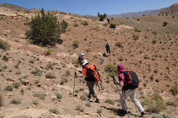 Vallée du M'Goun Atlas Maroc pays Berbère
