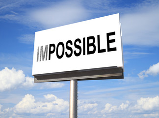 billboard with impossible