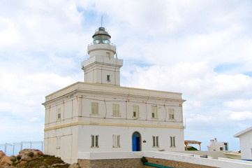Obraz premium Capo Testa Lighthouse, Sardinia, Italy