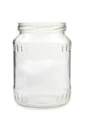 Empty glass jars