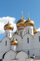 Купола Успенского кафедрального собора .Ярославль.