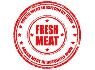 Fresh meat-stamp