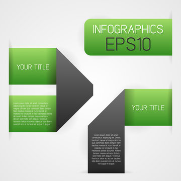 Vector infographics set