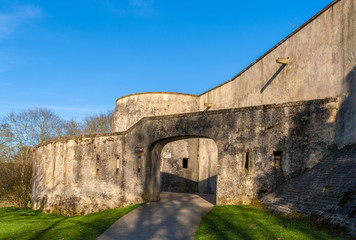 Tour au diable - medieval curtain wall of Metz, Lorraine, France