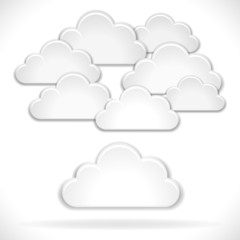 Obraz premium Vector Clouds