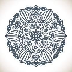 Mandala Round Ornament Pattern