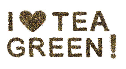 I love green tea