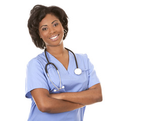 black medical nurse