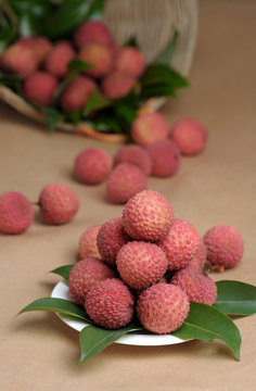 fresh lychees