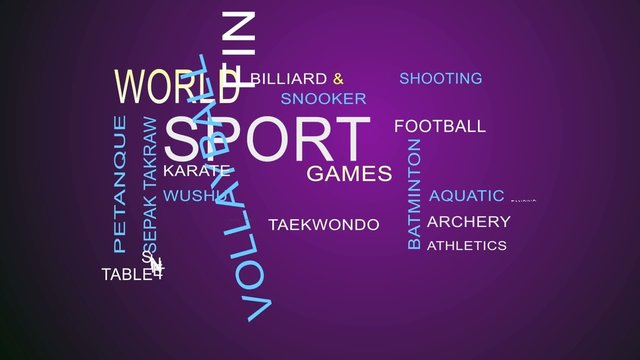 text design on sport