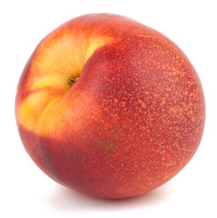Nectarine fruit isolated on white background