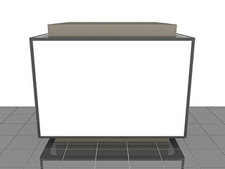 Werbefl&auml;che, Beh&auml;ltnis - 3D