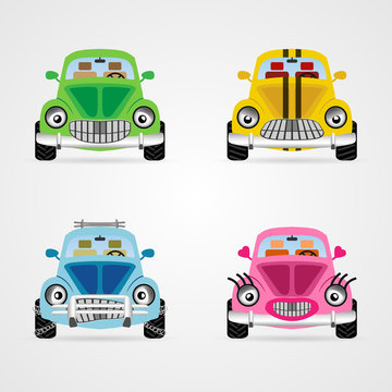 Vecto cute cars