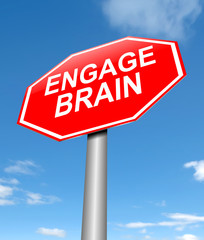 Engage brain concept.
