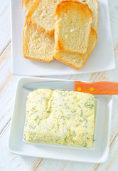 butter with garlic