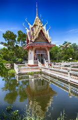 Hua Hin temple pond