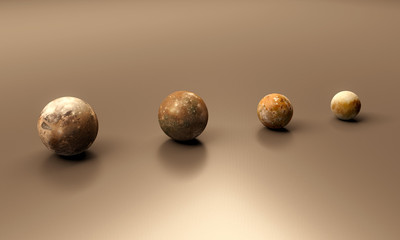 The Moons of Jupiter blank