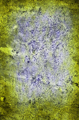 Yellow grunge wall texture