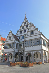 Fototapeta na wymiar Paderborn: Historyczny Ratusz (Nadrenia Północna-Westfalia)