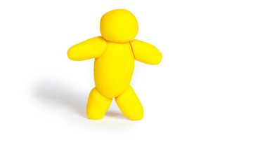 figurine from clay or plasticine for children's play