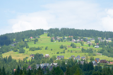 Panoramic view of Gubałówka, Zakopane, Poland