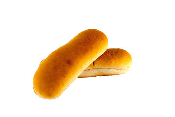 pan hot dog aislado fondo blanco