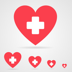 Obraz premium Vector health care icon