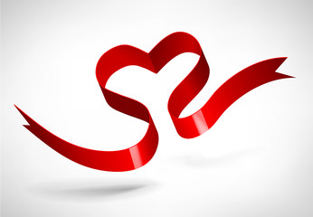 Red Heart Ribbon